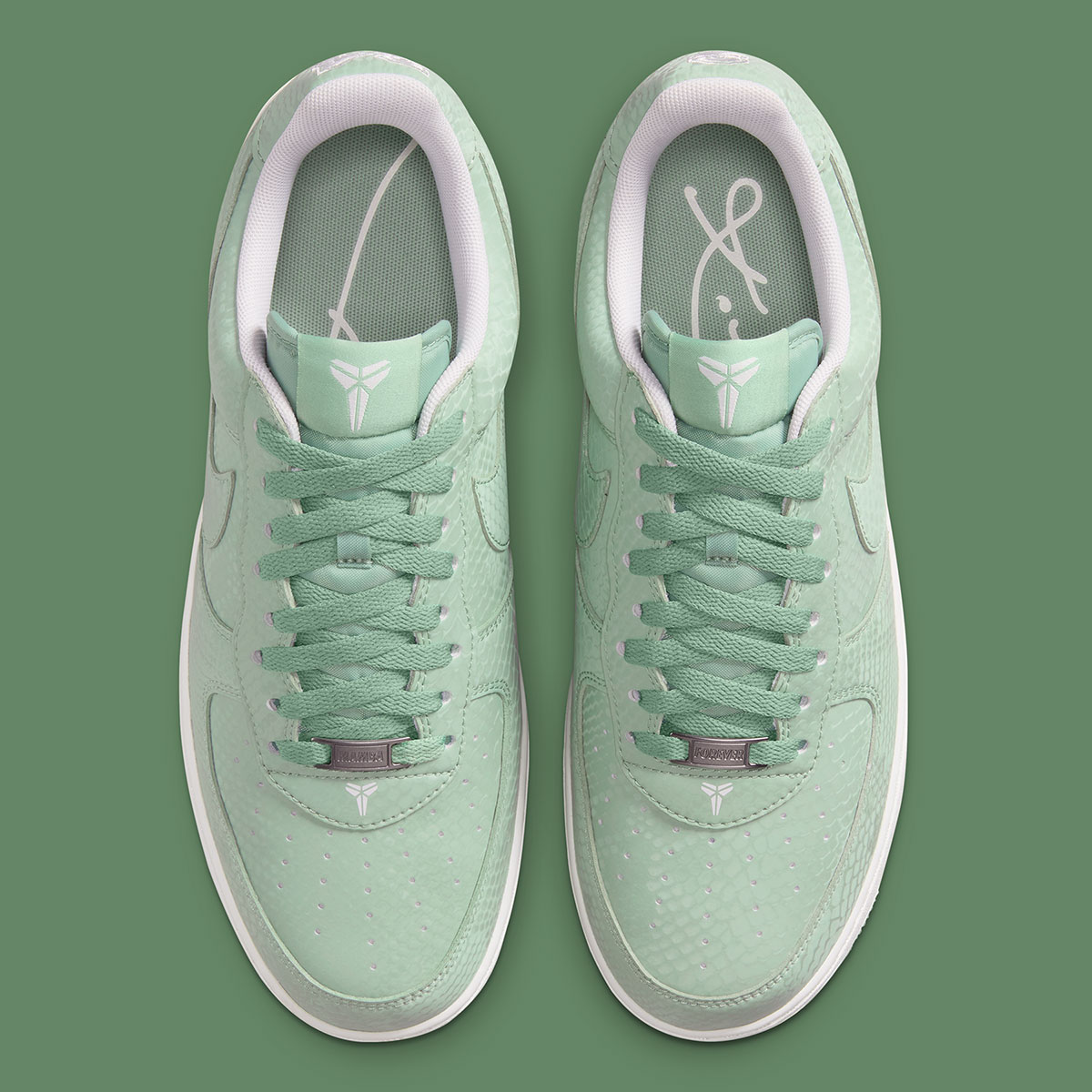 Kobe Nike Air Force 1 Low Steam Green Ib0018 005 3