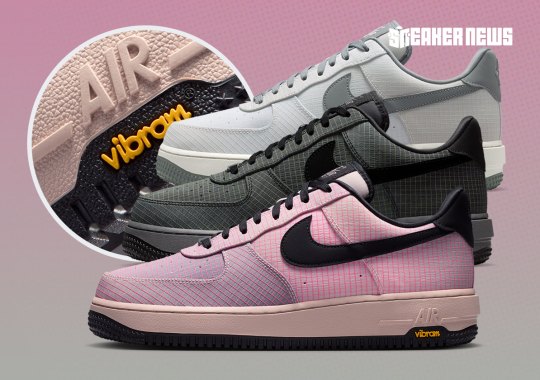 Nike Prepares For April Showers With A New Batch Of Air Force 1 Vibram Options