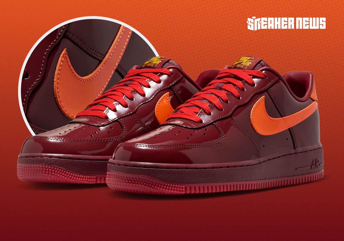 Official Images Of The Nike Air Force 1 Low "Dark Team Red"