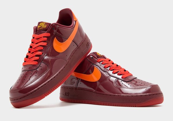 Nike Air Force 1 Low Dark Team Red Patent | SneakerNews.com