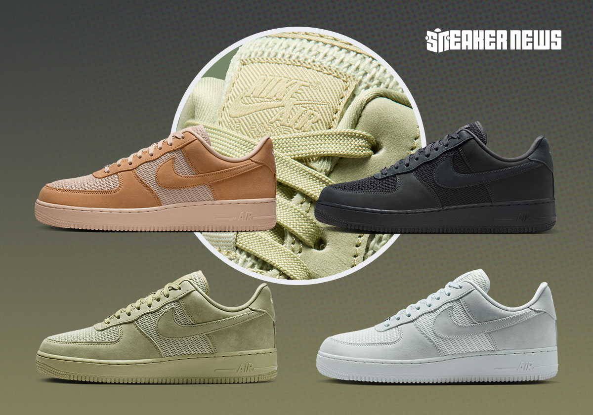 Nike Reloads The Mesh-Backed Air Force 1 Low For Spring