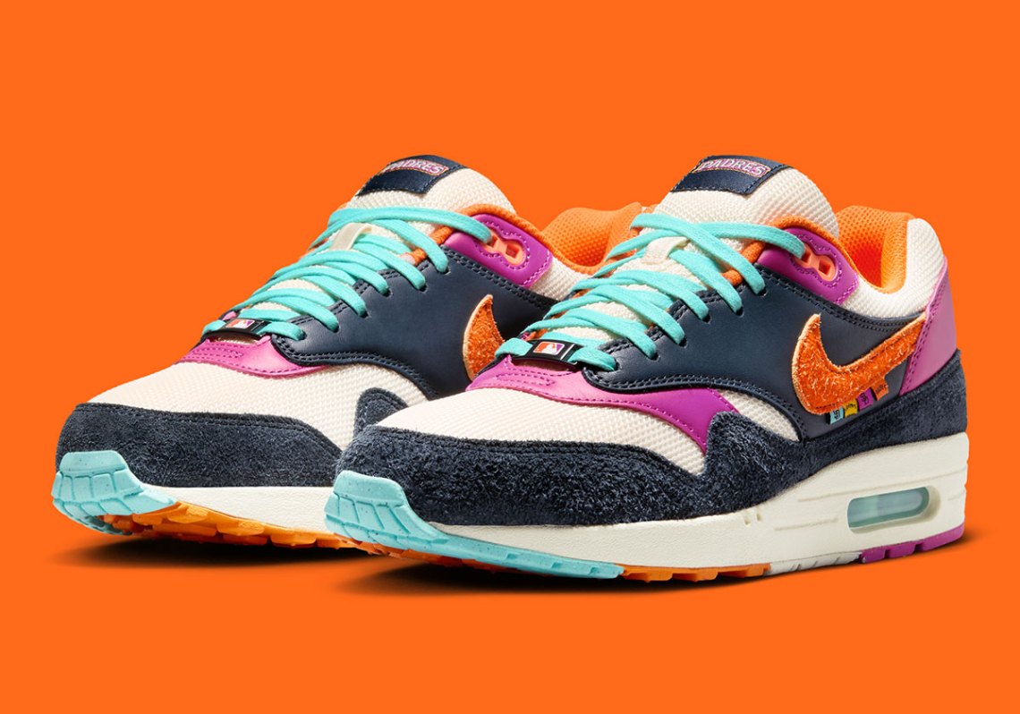 Nike Air Max 1 \'San Diego Padres City Connect\'  IQ2847-400 - Size 9M Nike Air Max 1 Padres City Connect (2026) Men main image 3