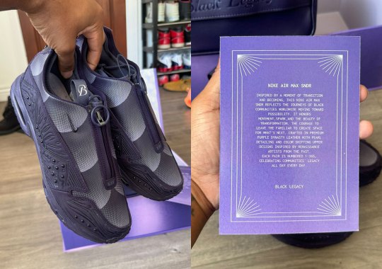Nike Gifted 365 Pairs Of This Air Max Sunder To Black Leaders
