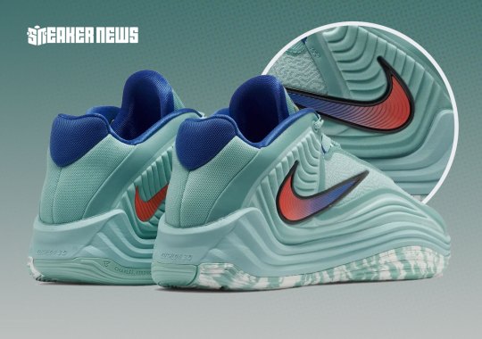 The Nike Giannis Freak 7 Winds Down In “Light Aqua”