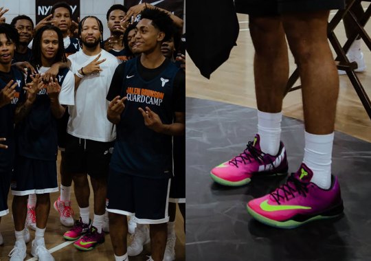 Jalen Brunson Wears The Nike Kobe 8 Protro “Mambacurial”