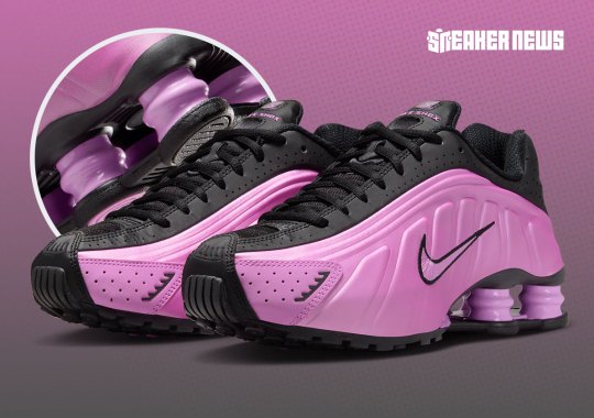 “Light Magenta” Drops Onto The Nike Shox R4