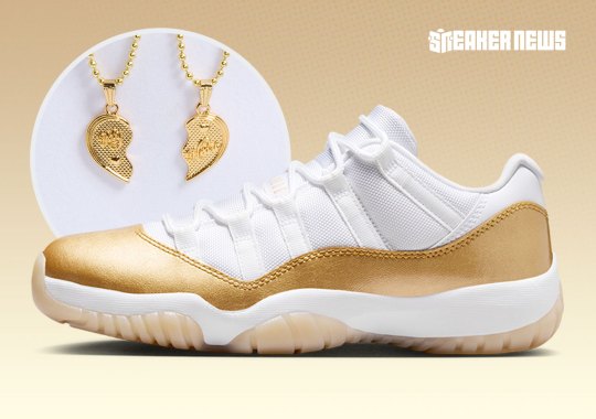The Air Jordan 11 Low “Mother’s Day” Comes With Heart Jewelry