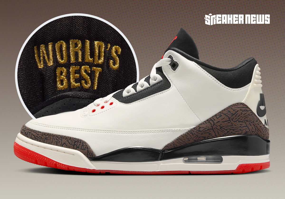 Official Images Of The Air Jordan 3 “World’s Best Dad”