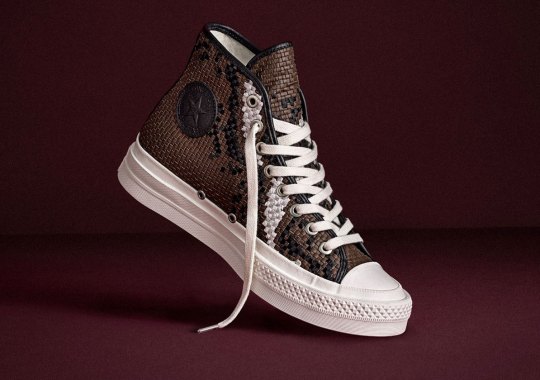 The Latest Converse First String Chuck Taylor Features Hand-Woven Italian Leather Uppers