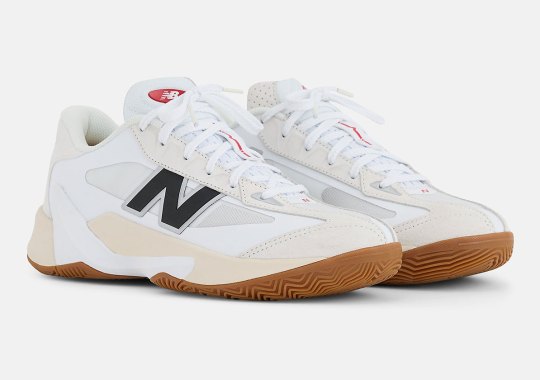 The New Balance P350 Dons White And Gum