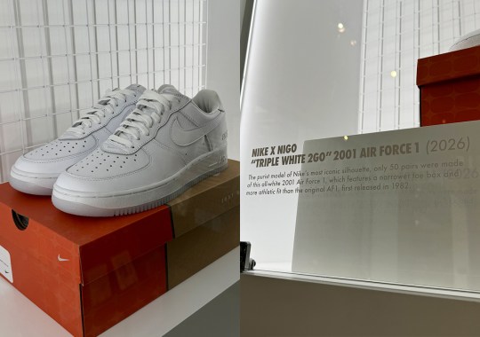 NIGO’s F&F “2GO” Nike Air Force 1 Low Is Limited To Fifty Pairs