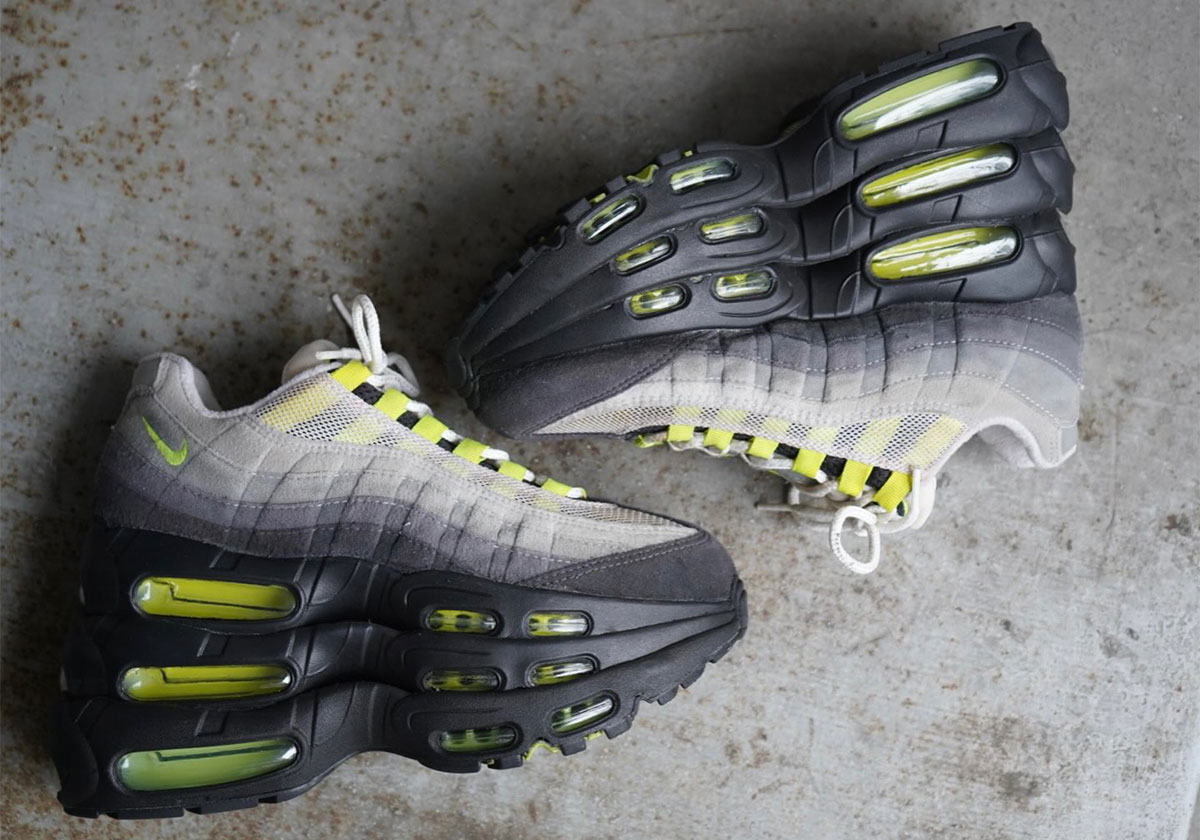 Someone Triple-Stacked The Nike Air Max 95 "Neon"