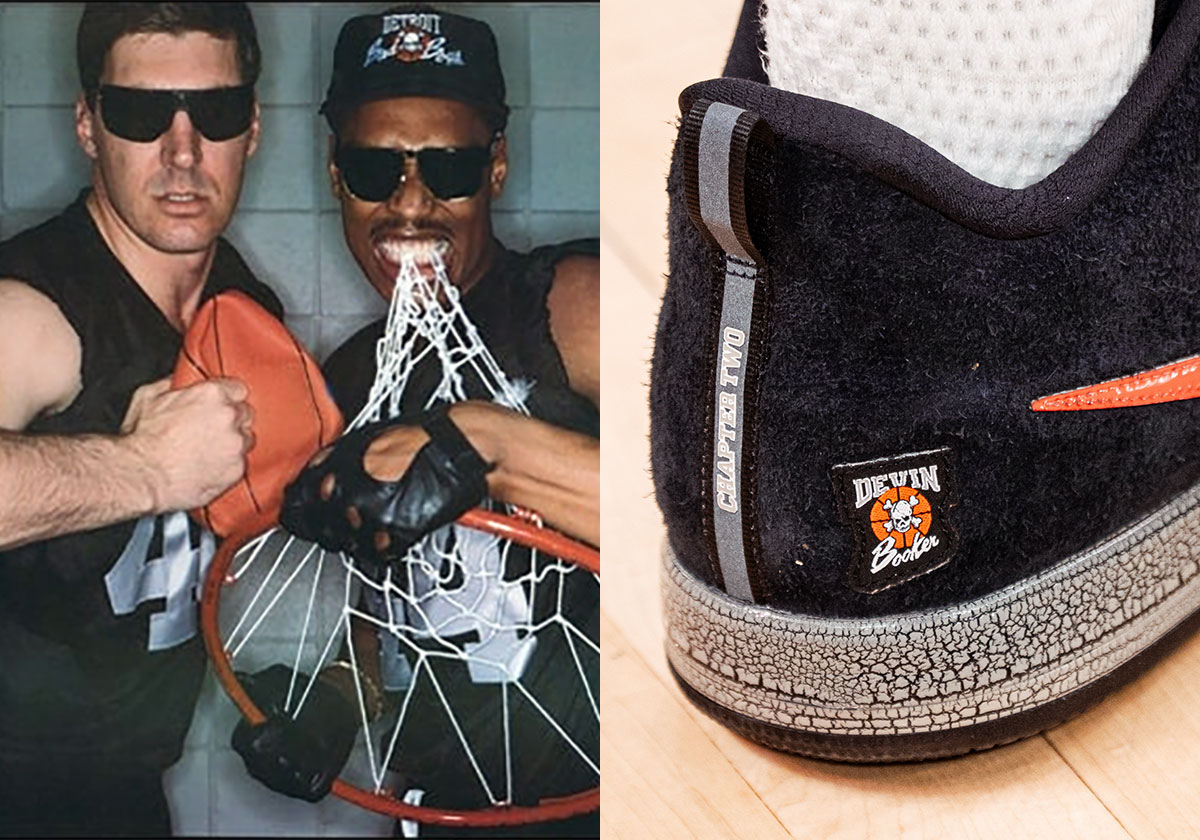 Devin Booker Taunts Bulls Fans With A Nike Book 2 "Detroit Bad Boys" PE