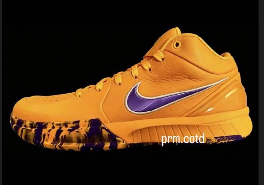 First Look At The Nike Kobe 4 Protro “Lakers”