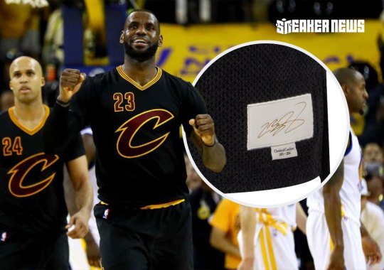 Script Leaked? Nike’s 2016 LeBron James Cavs Jersey Is Available Now