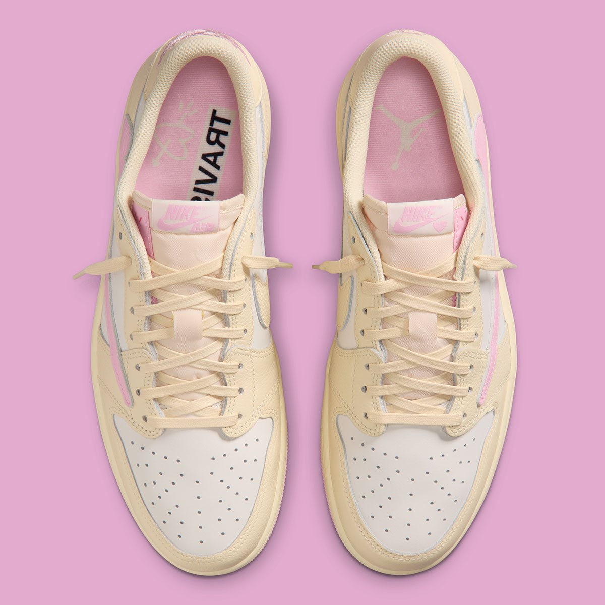 Encrypted Pink Travis Scott Pink Pack Air Jordan 1 Flight Club | SneakerNews.com