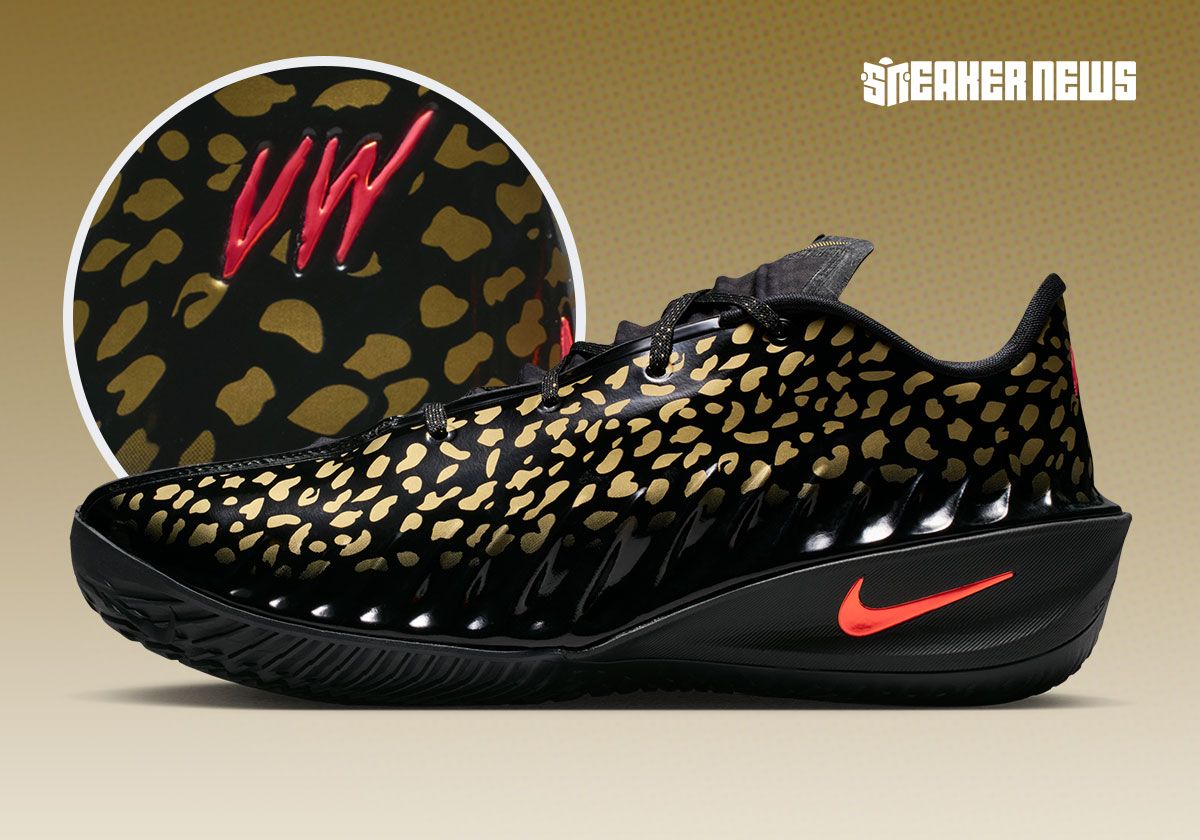 Victor Wembanyama's Nike GT Cut 4 "Gold Panther" Suits Up In Safari Print