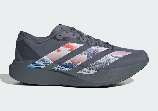 The Great Wave Off Kanagawa Appears On The adidas Adizero EVO SL