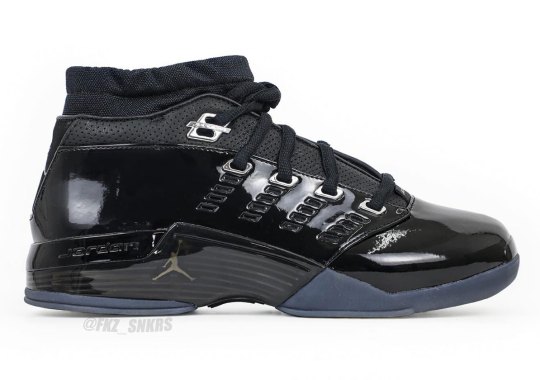 First Look At The Air Jordan 17 Low “Black Patent”