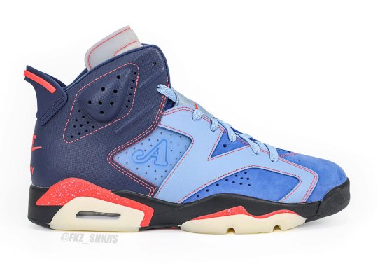 Detailed Look At The Awake x Air Jordan 6 “Midnight Navy”