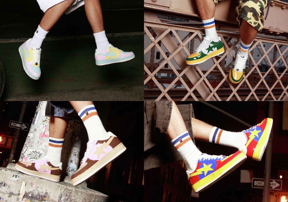 The Bapesta Celebrates 25th Anniversary With 2000s-Inspired "Patent Pack"