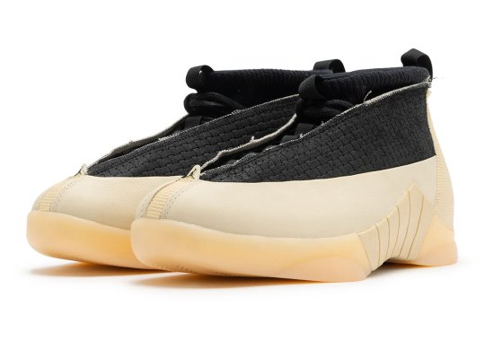 Fresh Shots Of The Air Jordan 15 RE “Black/Muslin”