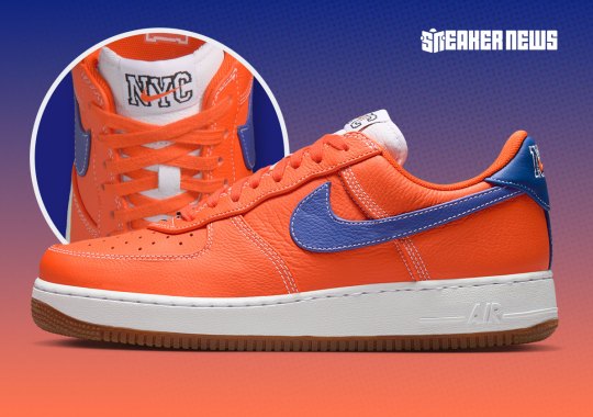 Nike Air Force 1 "Knicks" Available At Foot Locker