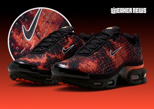Lava Erupts On This Nike Air Max Plus VII “Fire Red”