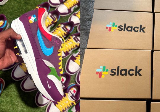 KPI Kicks: Slack Commissioned Custom Nike Dunk Low And Air Max 1s