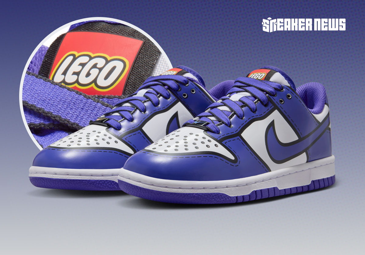 LEGO Builds Out A "Bright Concord" Nike Dunk Low
