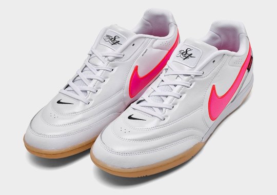 The Nike Tiempo Streetgato Adds A Highlighter Pink Swoosh