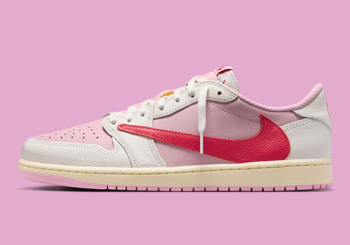 Travis Scott Jordan 1 Low Tropical Pink Iq7604 101 2