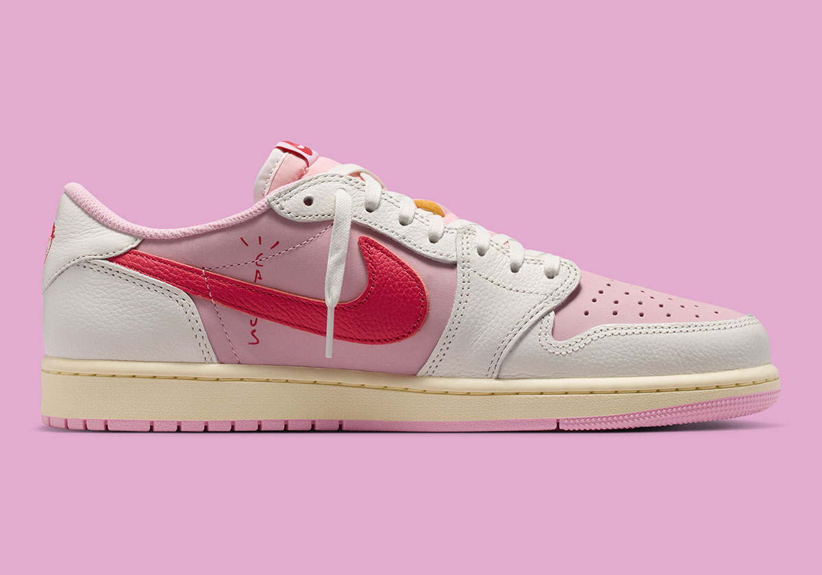 Travis Scott Jordan 1 Low Tropical Pink Iq7604 101 4