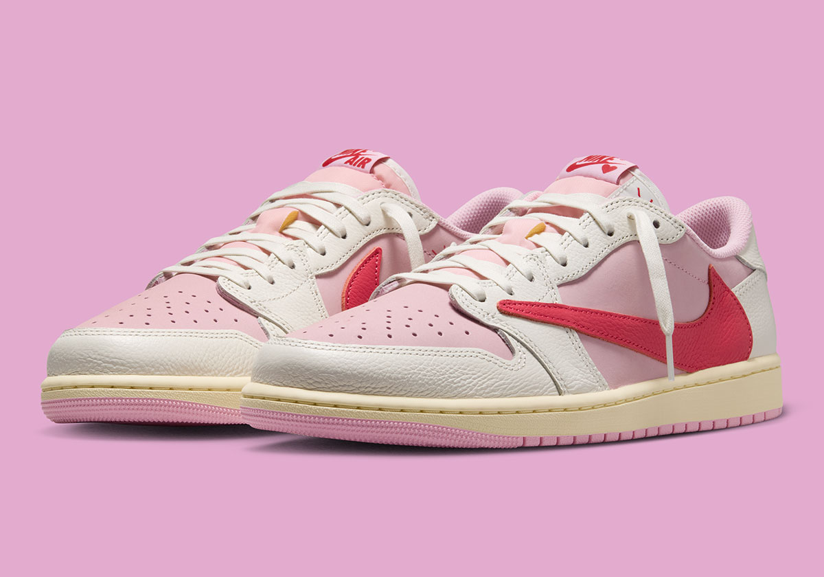 Travis Scott Jordan 1 Low Tropical Pink Iq7604 101 6