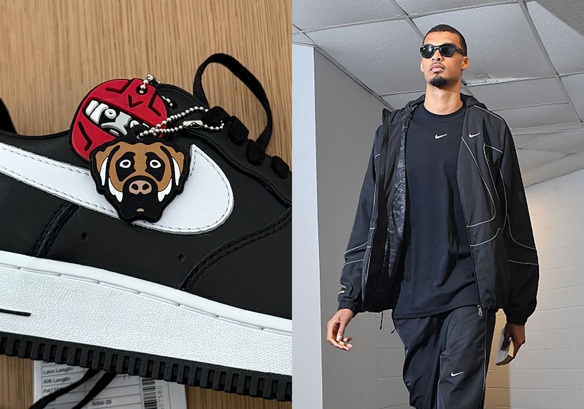 Victor x Victor: Wemby Spotted In Victor Victor x Nike Air Force 1 Low