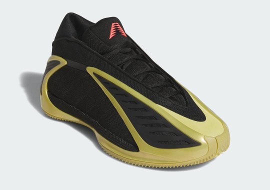 The adidas Anthony Edwards 2 Shines In “Gold Metallic”