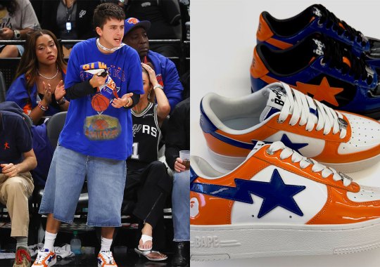 Bape Made 1-of-1 “Knicks” Sta Colors For Timothee Chalamet
