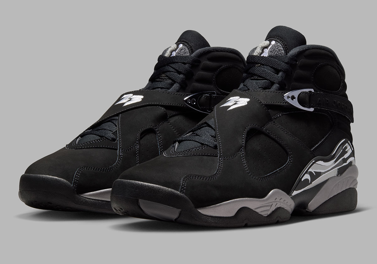 Black Chrome Jordan 8s 2026 2