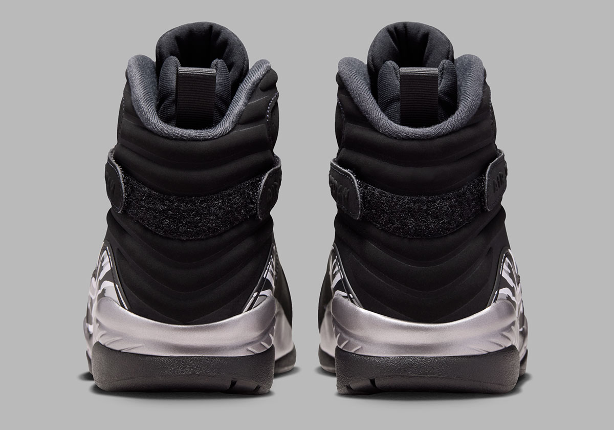 Black Chrome Jordan 8s 2026 6