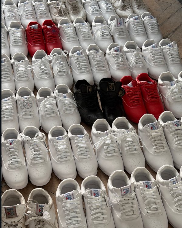 CELINE Reebok Freestyle Release Date | SneakerNews.com