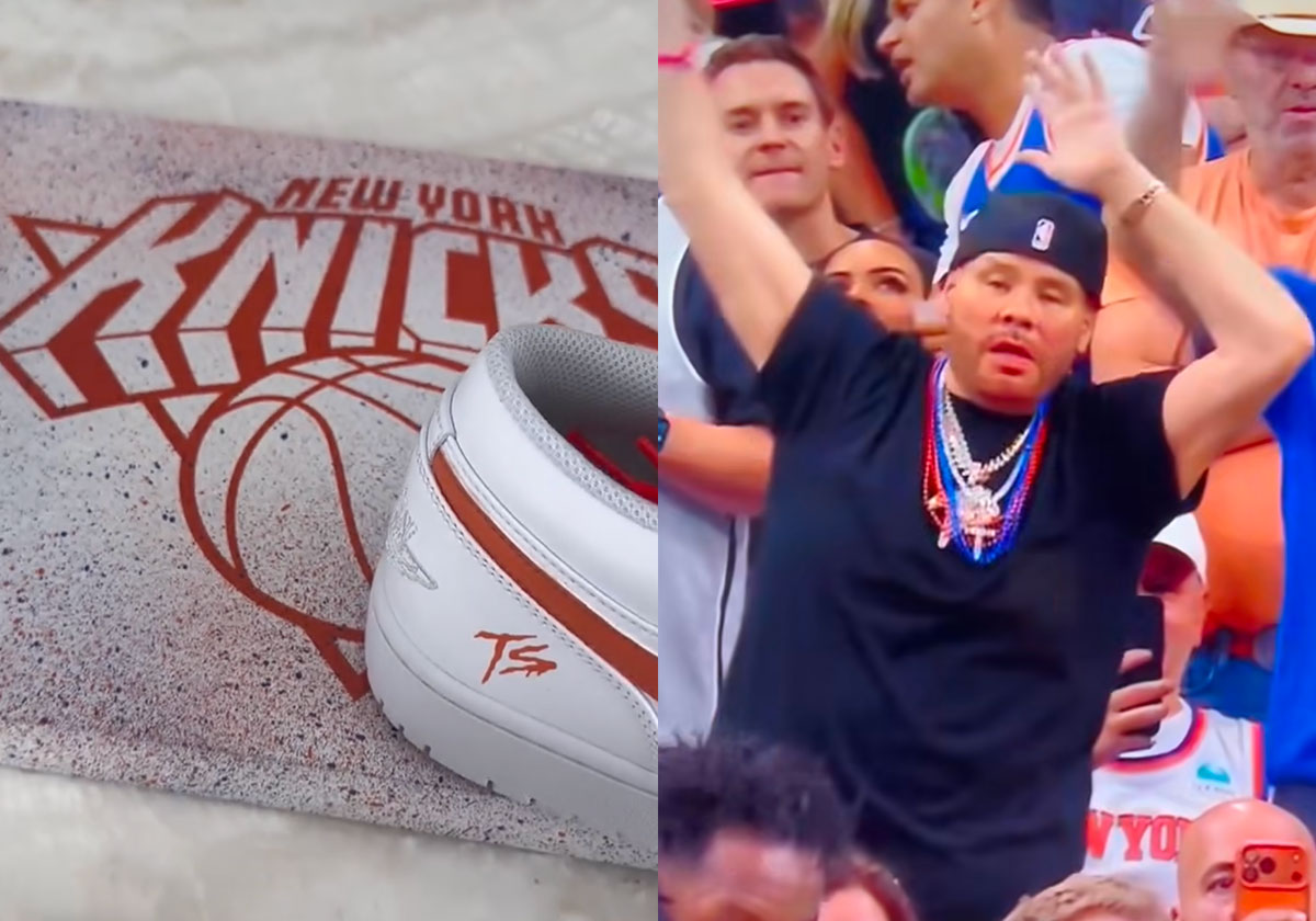 Fat Joe Gets Knicks-Inspired Terror Squad Jordans For The NBA Finals