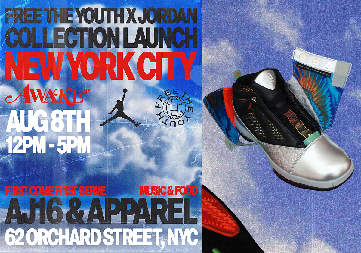 Awake NY Is Dropping The Free The Youth x Air Jordan 16 On August 8th