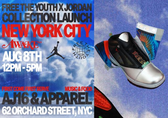 Awake NY Is Dropping The Free The Youth x Air Jordan 16 On August 8th