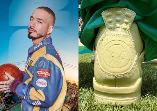 J. Balvin Debuts His Air Jordan 4 “Lemonade” For The World Cup Opening Ceremony