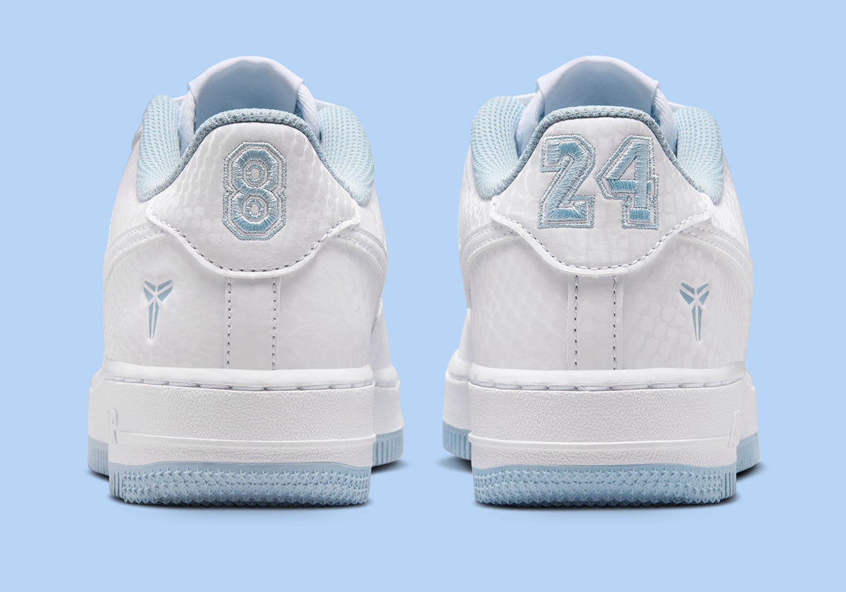 Kobe Bryant Nike Air Force 1 Low Gs White Armory Blue Io4610 100 7