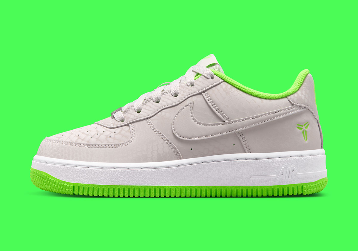 Kobe Bryant Nike Air Force 1 Low Vast Grey Electric Green Io4610 002 1