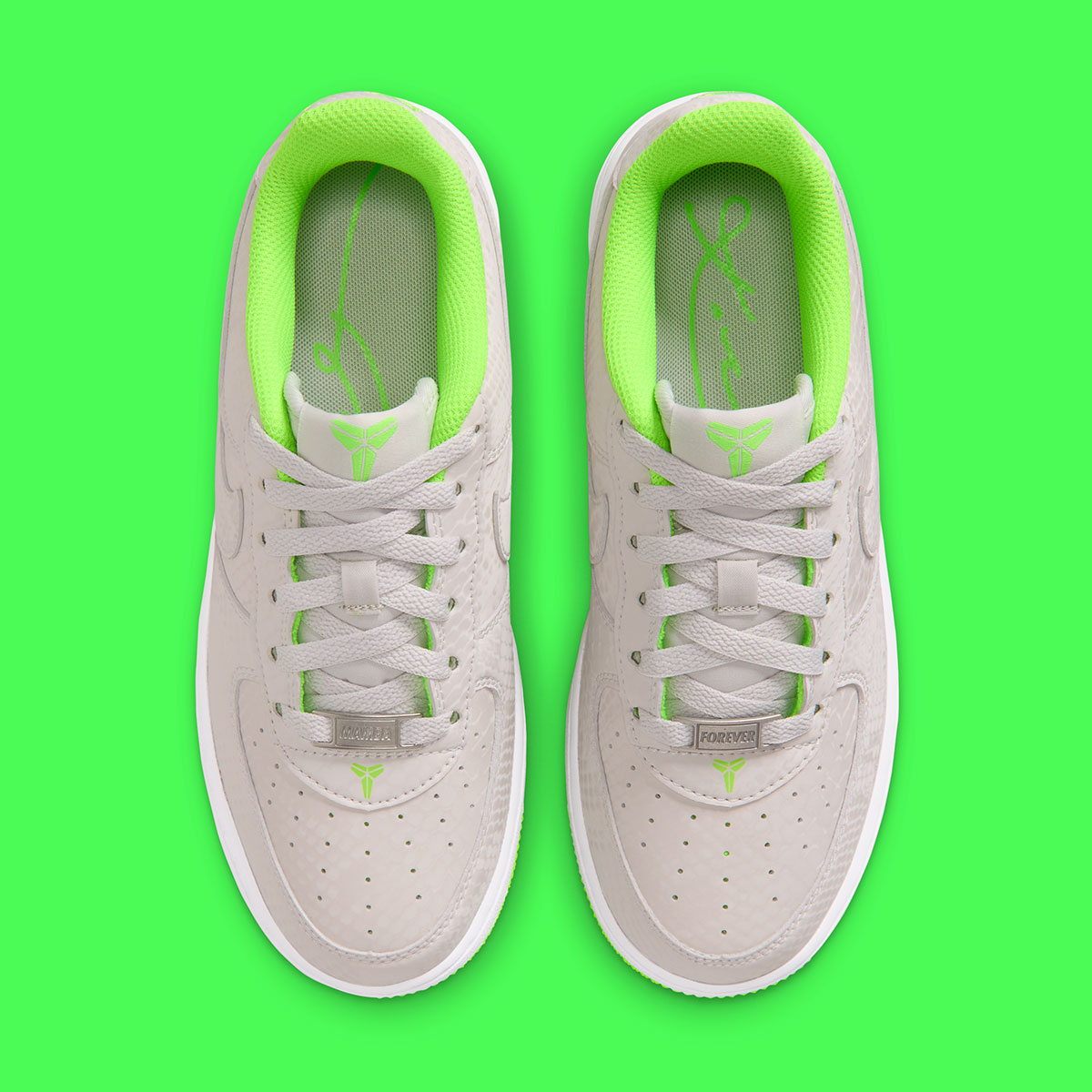 Kobe Bryant Nike Air Force 1 Low Vast Grey Electric Green Io4610 002 4