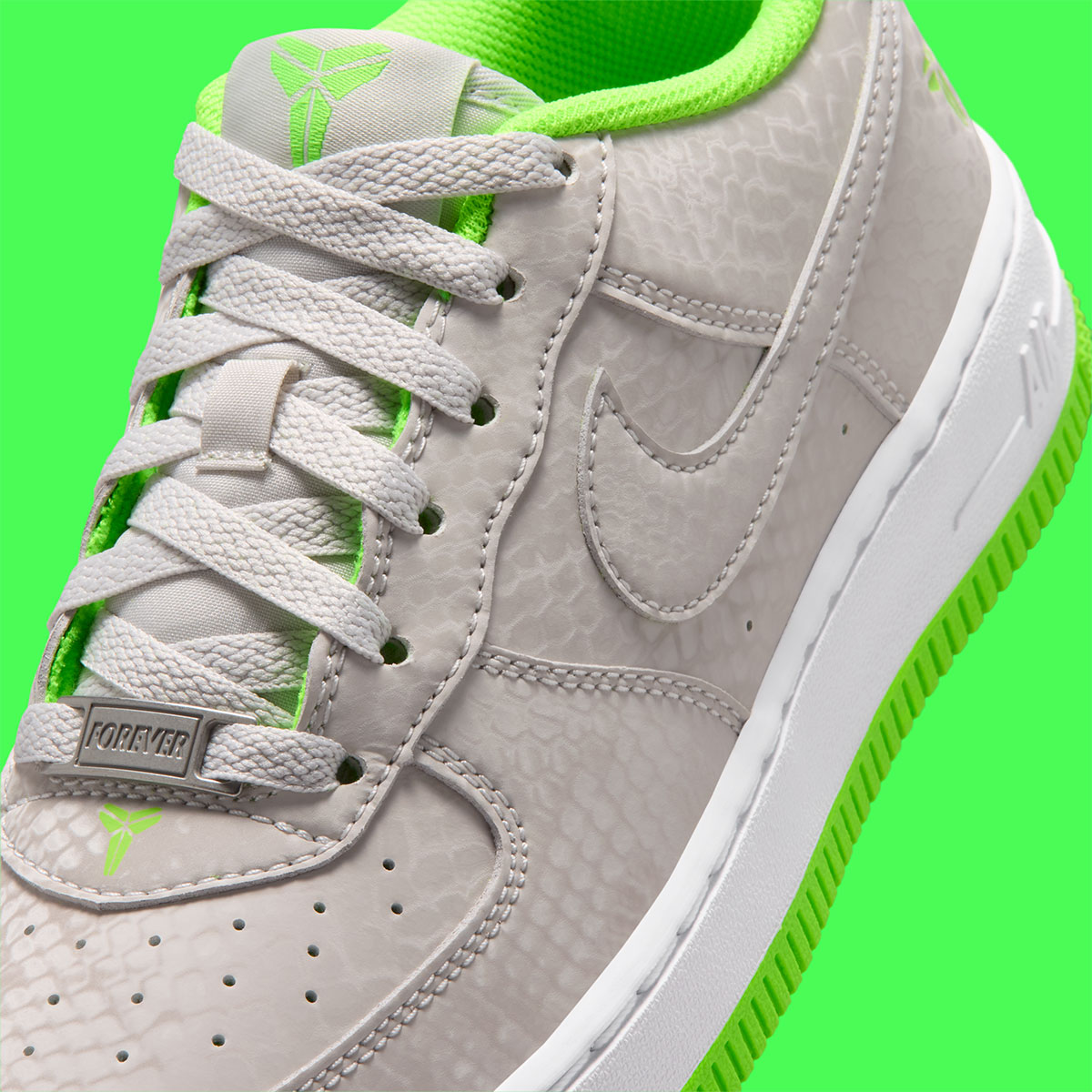 Kobe Bryant Nike Air Force 1 Low Vast Grey Electric Green Io4610 002 7