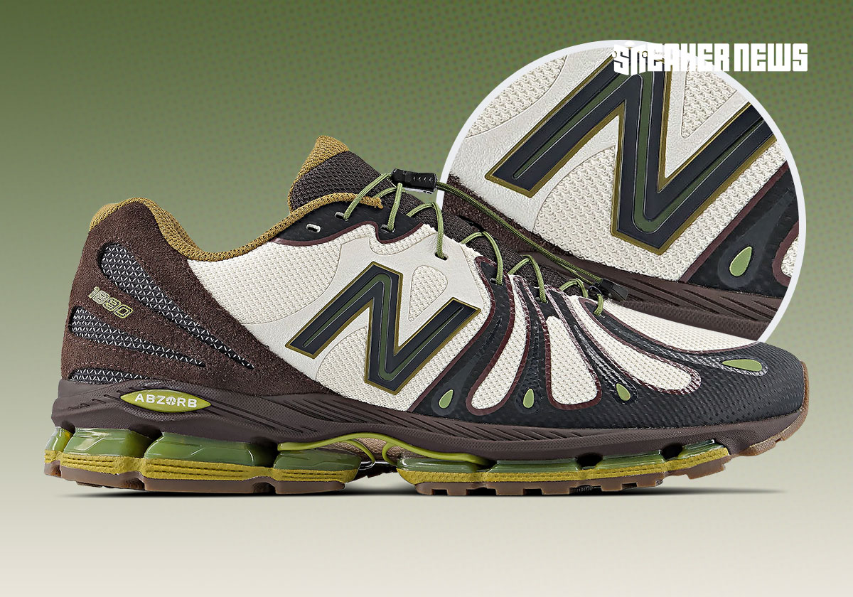 New Balance Explores Trail Aesthetics With The 1890 "Linen Green"