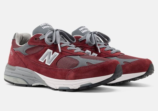 “Burgundy” Coats This New Balance 993 Core Colorway
